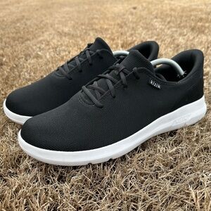 Kizik Madrid Eco-Knit Shoes Mens 12 Black Hands Free Lifestyle Sneakers